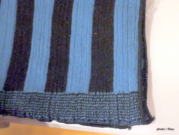 ストライピー　ストライプ　スカーフ　ブルー　－　MoMA